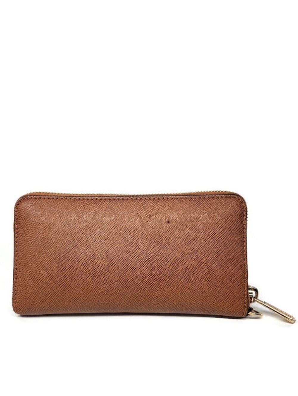 Michael Kors Jetset Tan Saffiano Leather Travel Continental Zip-Around Wallet - Picture 2 of 14
